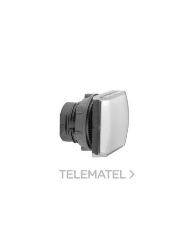 CABEZA PILOTO LED CUADRADA BLANCA