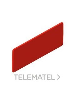 PLACA ID 67 40x100 PC ROJO RAL3024