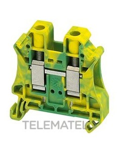 BORNE CX.TORN.TIERRA 2 PT.10mm² VD/AM.