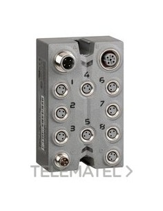 BLOQUE EXPANSIÓN IP67 8 DO 24V DC/2A/M8
