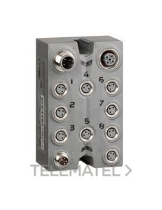 BLOQUE EXPANSIÓN IP67 8DI 24V DC/M8