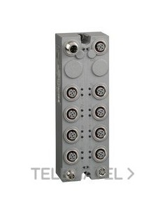 BLOQUE EXP.IP67 16 DI/DO 24V DC/0,5A/M12