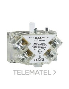 BLOQUE CONTACTO CON BORNE 1 NA/NC