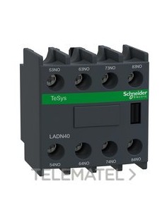 BLOQUE CONTACTO AUXILIAR 4 NA FRONTAL