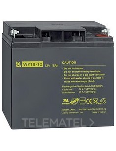 BATERÍA GEL- PLOMO ACUMULADOR 18Ah