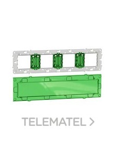 BASTIDOR 10 MÓDULOS CON PROTECTOR