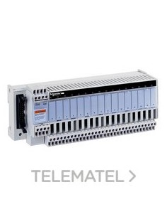 BASE SAL.RL.SOLD.16 VÍAS 24V 0,5A TORN.