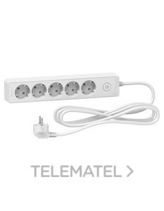 BASE MULTIENCHUFE 5 T.CBL.3m BL