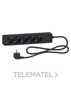 BASE MULTIENCHUFE 5 T.CBL.1,5m NG