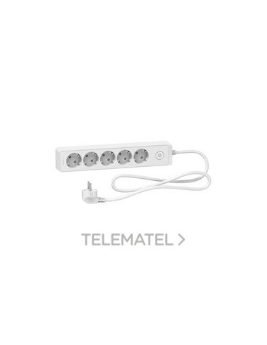 BASE MULTIENCHUFE 5 T.CBL.1,5m BL