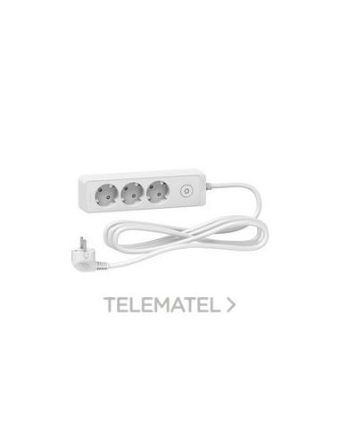 BASE MULTIENCHUFE 3 T.CBL.3m BL