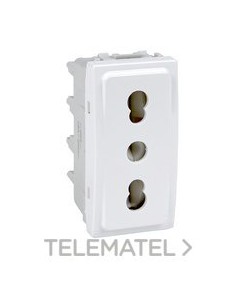 BASE ESPC.2P+TTI ÚNICA 16A BPL.