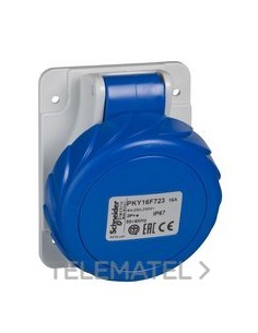BASE EMP.INCLIN.16A 2P+TT 200-250V IP44