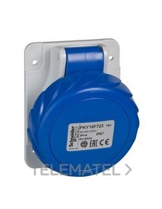 BASE EMP.INCLIN.16A 2P+TT 200-250V IP44