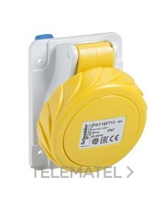 BASE EMP.INCLIN.16A 2P+TT 200-250V IP44