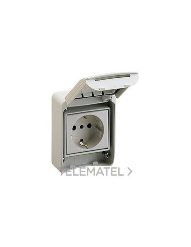 BASE EMP.BD.10/16A 2P+TT LAT.T.GR