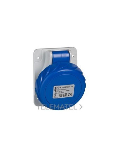 BASE EMPOTRAR 32A 2P+TT 200-250V IP67