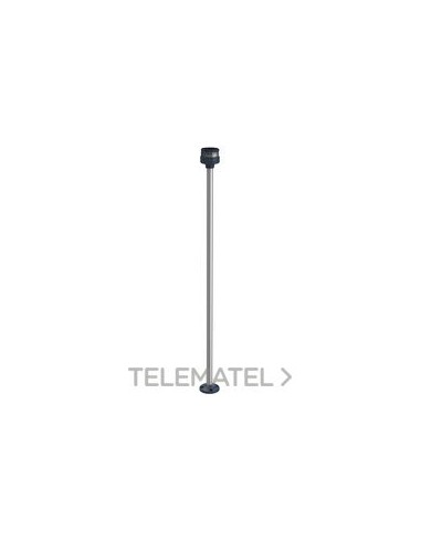 BASE CON TUBO 800mm NEGRO