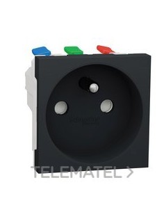 BASE 2P+TT F CONEXIÓN RÁPIDA ANTRACITA