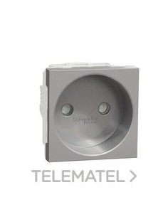 BASE 2P 16A 2 MÓDULOS ALUMINIO