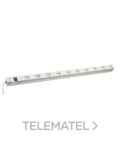 BASE 1U 10 TOMAS + INTERRUPTOR NF