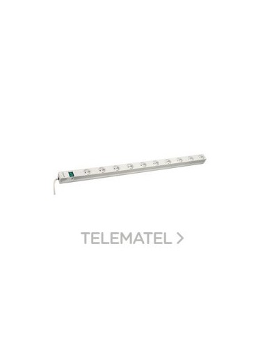 BASE 1U 10 TOMAS + INTERRUPTOR NF