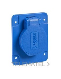 BASE 10/16A 2P+TT APRIETE LAT.65x85 AZ