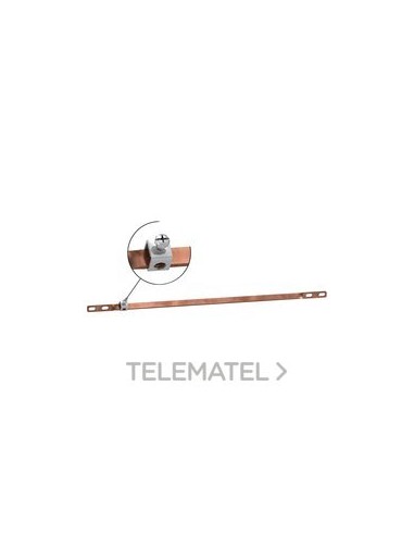 BARRA PE 12x3mm² LARGO 330mm