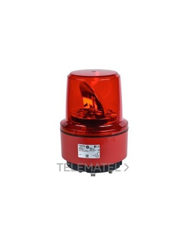 BALIZA ROTATIVA DIÁMETRO 130mm 24V ROJO