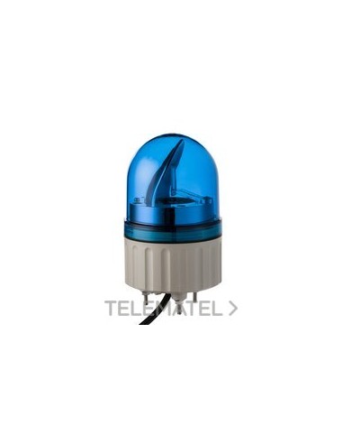 BALIZA ROTATIVA DIÁMETRO 84mm 24V AZUL