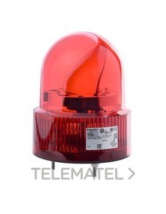 BALIZA ROTATIVA DIÁMETRO 120mm 24V ROJO