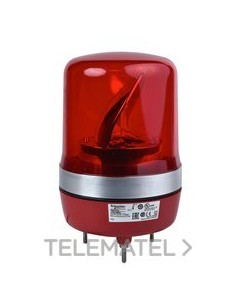 BALIZA ROTATIVA DIÁMETRO 106mm 24V ROJO
