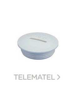 TAPÓN CIEGO POLIESTIROL GRIS Pg13,5