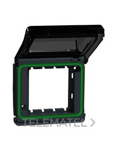 ADAPTADOR COMPONIBLE NEW ÚNICA IP55 GRIS