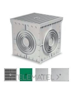 TAPA REJ.P/ARQ.400x400x400mm GR