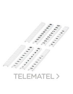 TIRA PLANA CIFRAS 1-10 6mm BLANCO