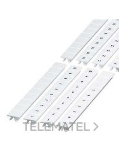 TIRA CIFRAS 1-10 10mm BLANCO