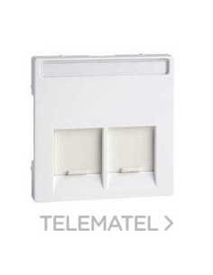 TAPA RJ45 DOBLE ELEGANCE BLANCO ACTIVO