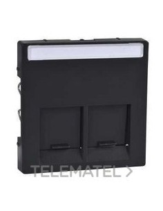 TAPA RJ45 DBL.ELEGANCE/AQUADESIGN ANTR.