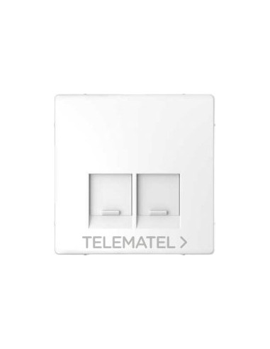 TAPA P/T.DBL.TIPO RJ45 D-LIFE BL ÁRTICO