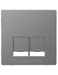 TAPA P/T.DBL.TIPO RJ45 D-LIFE COLOR Al