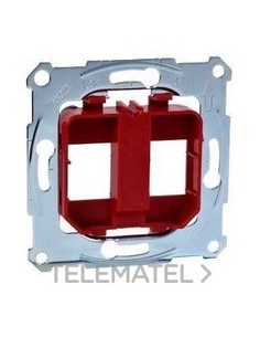 SOPORTE P/2 T.RJ45 KEYSTONE D-LIFE