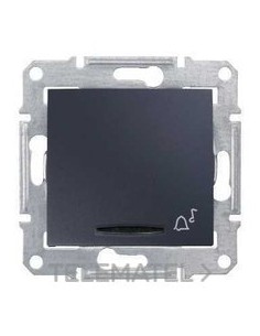 PULSADOR SÍMBOLO LUZ SIN MARCO GRAFITO