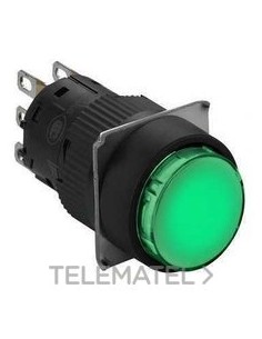PULSADOR REDONDO VERDE 1 NA/NC