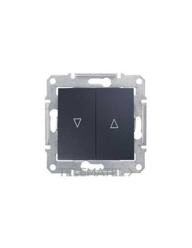 PULSADOR PERSIANA GRAFITO