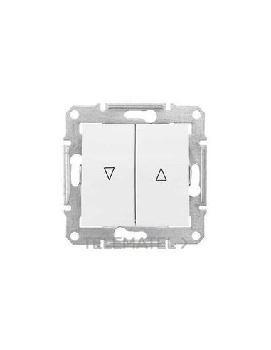 PULSADOR PERSIANA BLANCO