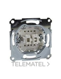 PULSADOR DOBLE 10A 250V