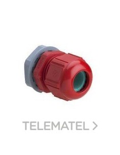 PRENSAESTOPAS CON TUERCA M20 ROJO