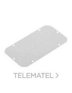 PLACA PASACABLE HD 345x130 ALUMINIO