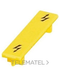 PLACA AVISO PARA BORNE TORNILLO 10mm